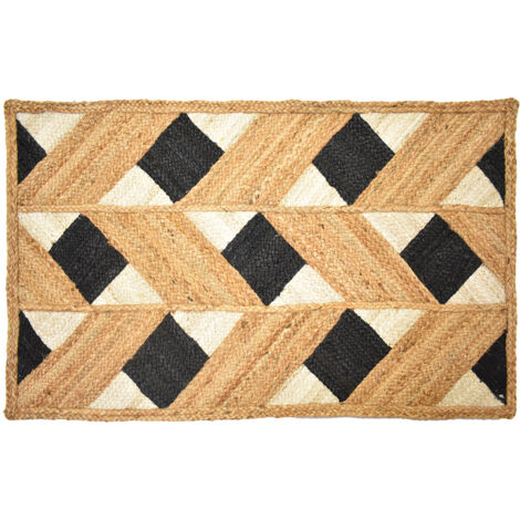 Signes Grimalt Tapis Rectangulaire en Jute Tressé Marron - 1x120x70cm