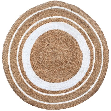 Signes Grimalt Tappeto di input tessile domestico  Tappeti a tappeto intrecciati marrone 90x90x1cm 22972