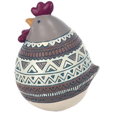 Signes Grimalt Tierfigur Figuren  Abbildung Gallina Animal Grey 12x13x16cm 24225