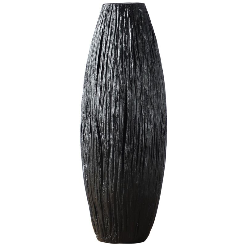 Signes Grimalt Vase de décoration Bays noirs en vase décoratif 13x13x35cm 27084