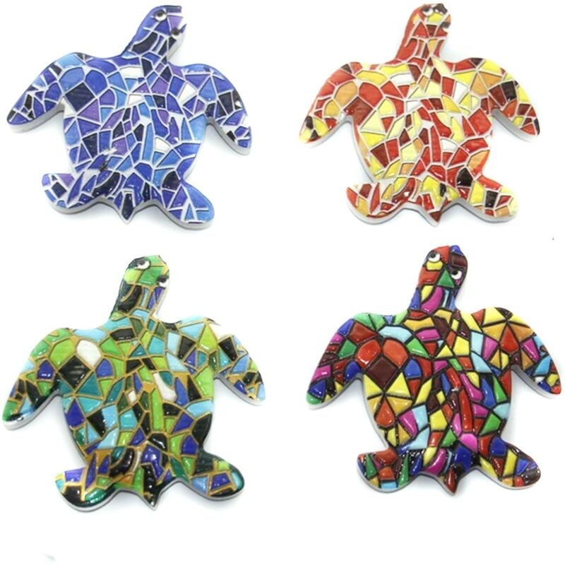 Image of Signes Grimalt - Dono magnetico Tartaruga magnetica 4 Uni. Magnetica multicolore 1x8x8cm 27286 - multicolour