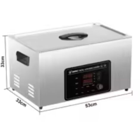 SIHAO 30L 7 niveaux Nettoyeur à ultrasons numérique avec chauffage et minuteur de 600W, puissance de 600W, Degas pour bijoux, lunettes, utilisation domestique