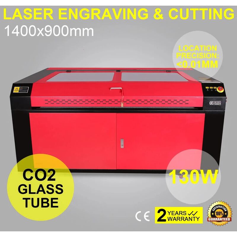 Sihao Graveur Laser CO2 Machine de Gravure Découpe 130W Table Travail 1400x900mm