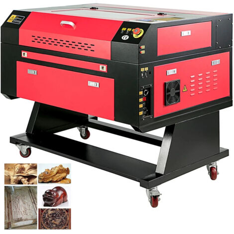 Sihao Graveur Laser CO2 Machine de Gravure Découpe 60W Table Travail 700x500mm