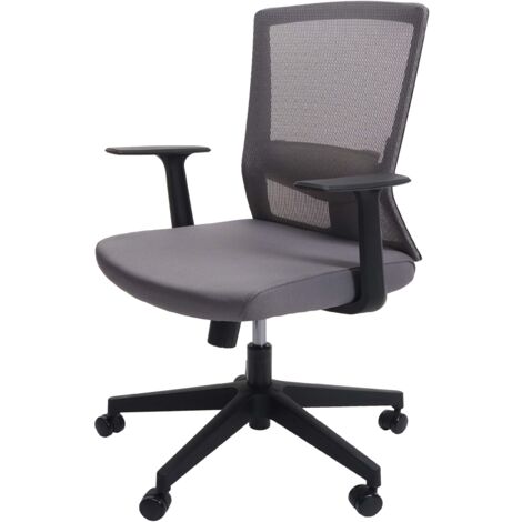 SIHOO poltrona ufficio ergonomica regolabile traspirante supporto lombare schienale a S tessuto grigio