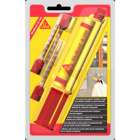 Sika Adhesivo curado rápido Sikabond Q-180 11 Gr