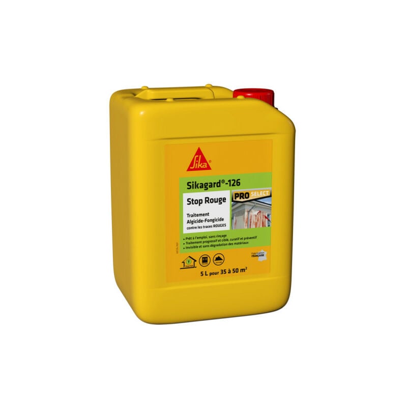 Algaecide and Fungicide Treatment gard-126 Stop Red - 5L - Sika