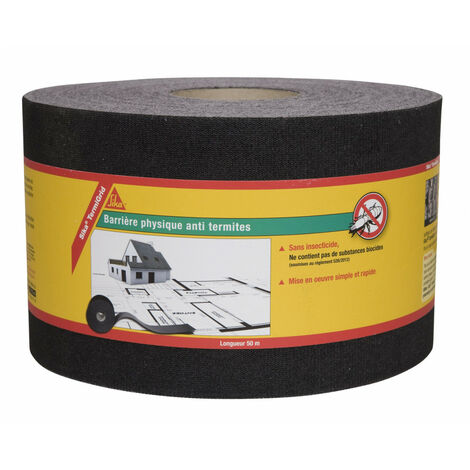 Barrière physique anti-termite Sikatermigrid – Répulsif pour bois dur – Protection efficace contre infestations – Installation en construction