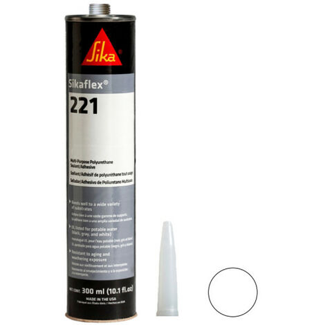 Sika – Colle mastic multi-usages – Blanc – 300ml – Pour joints d’étanchéité haute résistance – Compatible bois, métal, céramique et plastique