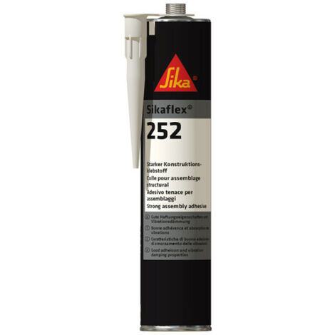Sika – Colle multi-usage pour assemblages structuraux – Polyuréthane blanc 300ml – Résistance aux vibrations – Compatible métaux et plastiques