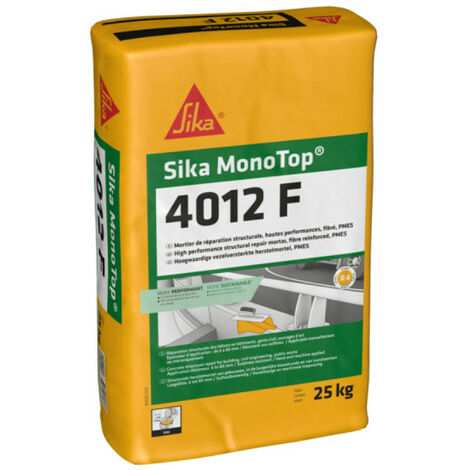 Sika – Mortier de réparation structurale pour béton armé – Application sans primaire – Sac de 25 kg – Résistant aux sulfates et faible retrait