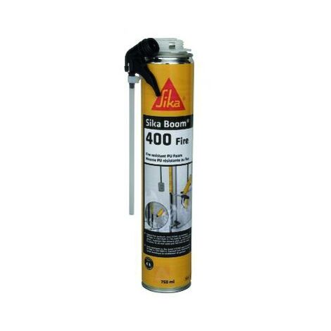 Sika – Mousse polyuréthane expansive coupe feu 750 mL – Résistance au feu 4h – Application manuelle – Rendement 27L pour joints et fenêtres