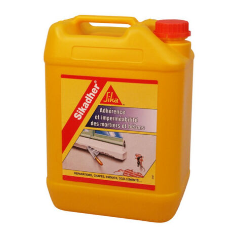 Sika – Résine d'adhérence pour mortier 2L – Améliore l'adhérence en milieu humide – Compatible béton, pierre, brique – Imperméabilise joints et ragréages