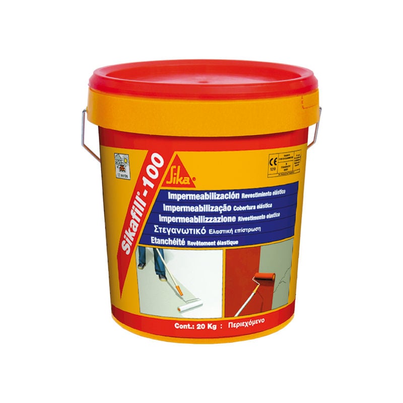 

revestimiento acrílico fill-100 Rojo Teja 20KG - Sika