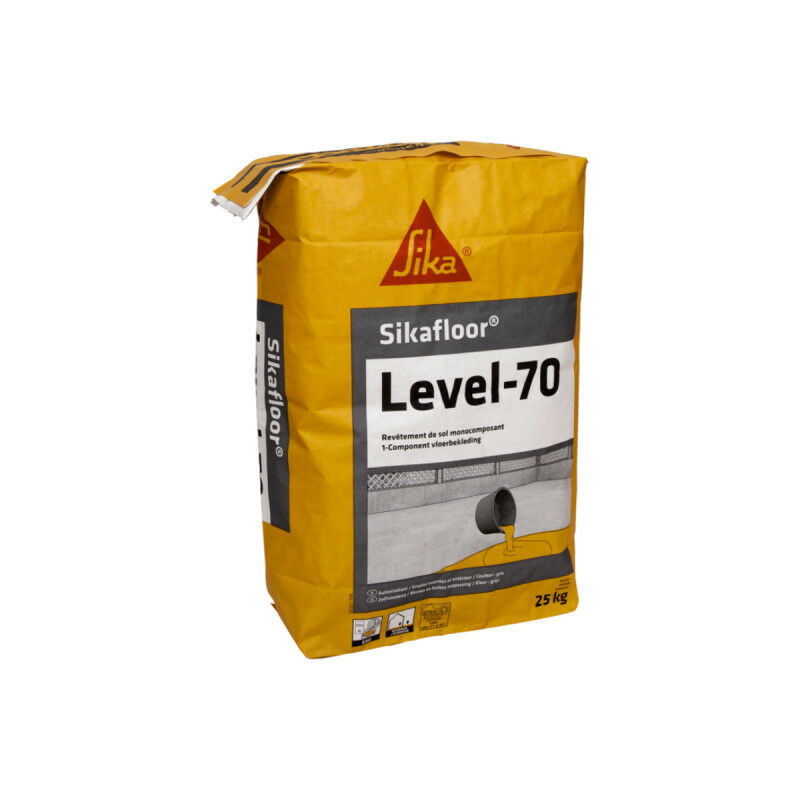 

revestimiento de suelo floor Level-70 - 25 kg - Gris - Gris - Sika