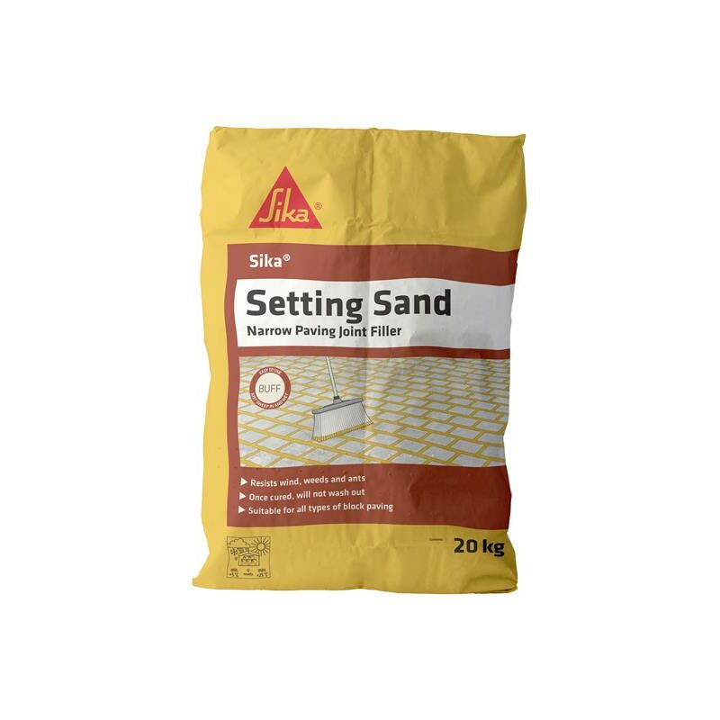Everbuild Sika Setting Sand Buff 20kg EVBSANDBF20