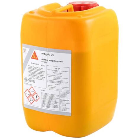 Sika - Sika Antigelo OC, Liquido Bruno - Additivo antigelo per getti di calcestruzzo - Esente da cloruri - Confezione da 5kg