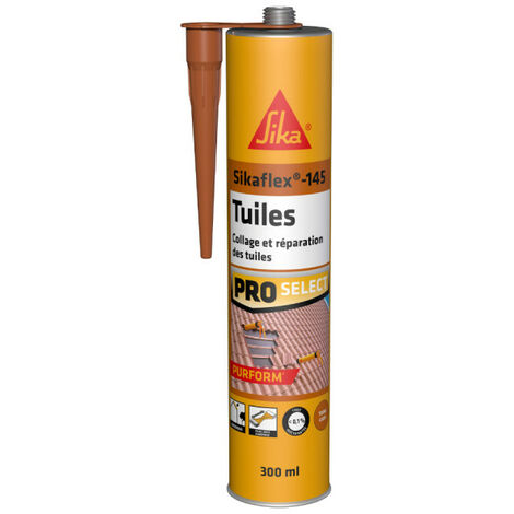 SIKA Sikaflex-145 Flexibler Kleber für Dachziegel Purform-Dachziegel - Terrakotta - 300ml