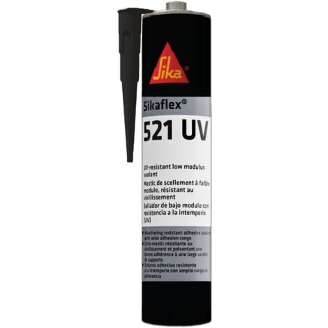 SIKA Sikaflex 521 UV Hybrid Sealant Glue - Negro - 300ml