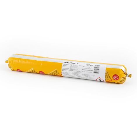 Sika - Sikaflex PRO-3SL, Grigio - Sigillante autolivellante per giunti a pavimento - Cantine, box, giardini - Elevate prestazioni - Unipack da 600ml