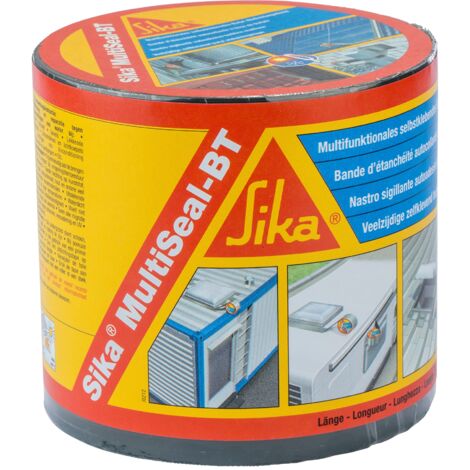 Sika - SikaMultiSeal BT, nastro sigillante multiuso a base butilica per sigillatura e riparazioni rapide, lunghezza 3 m, larghezza 1 m, colore grigio