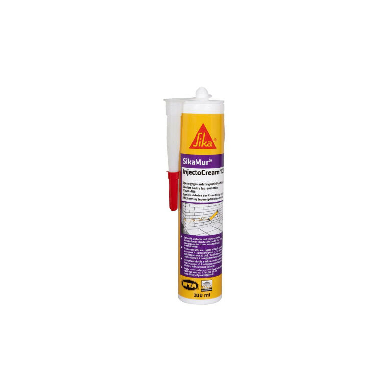 

Mur InjectoCream Crema de Inyección 100 - 300ml - Blanc - Sika