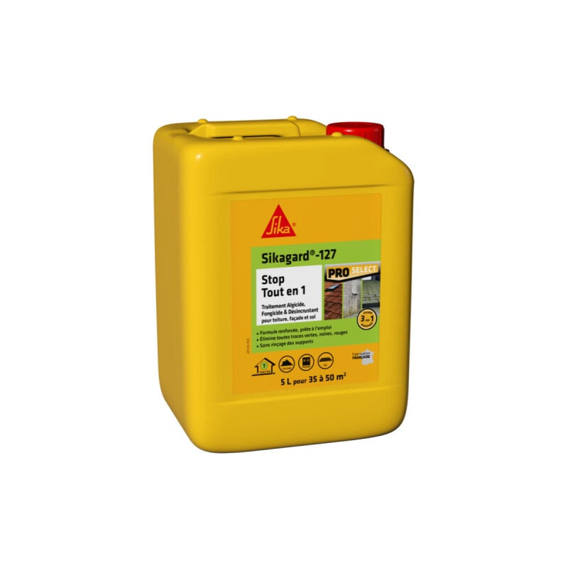 Gard 127 - Stop Tout en 1 Traitement curatif et désincrustant Conditionnement: 5L - Sika