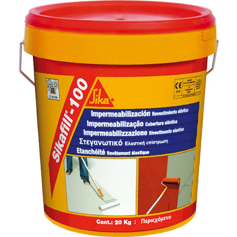Sika revestimiento acrílico Sikafill-100 05KG Gris