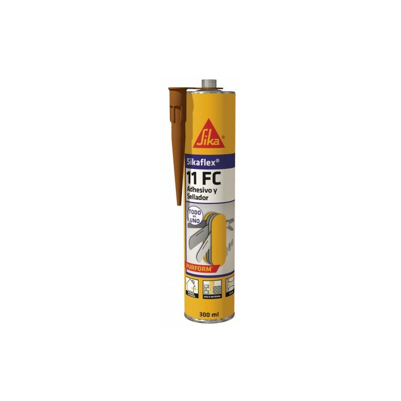 

Adhesivo y sellador flex 11 FC marrón cartucho - Sika