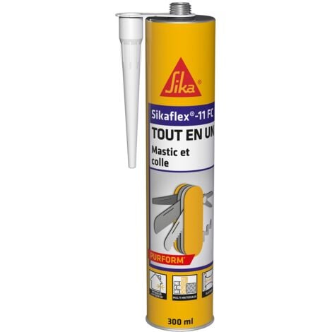 Sikaflex 149 Auto Blanc (Sikaflex AM), Mastic carrosserie, Mastic-colle  polyuréthane spécial collage et réparation automobile et camping-car, 300ml