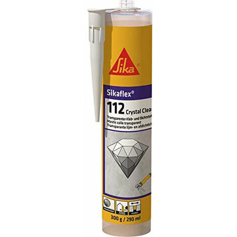 Sikaflex-112 Crystal Clear 300ml transparent vielseitiger Kl