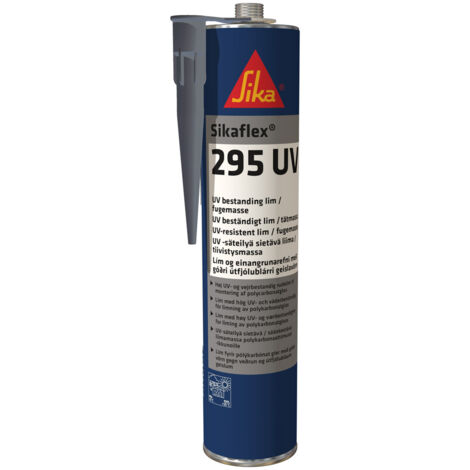 Sikaflex 295 UV schwarz 300ml Kunststoffscheibenklebstoff