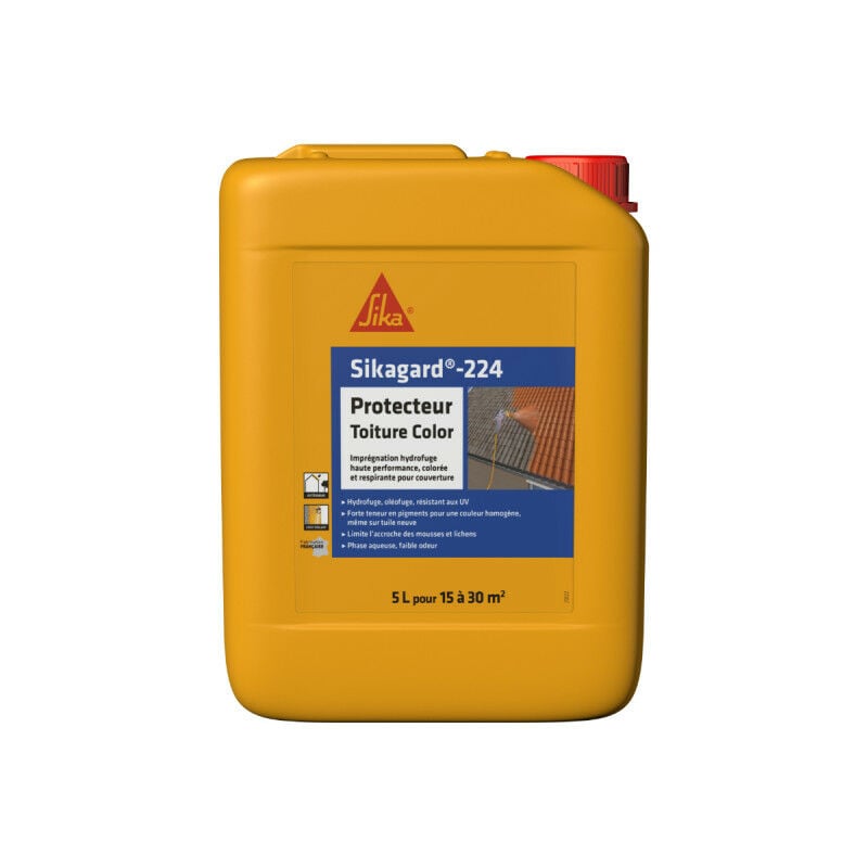 Protecteur toiture Sika Sika gard-224 - Terre cuite - 5L
