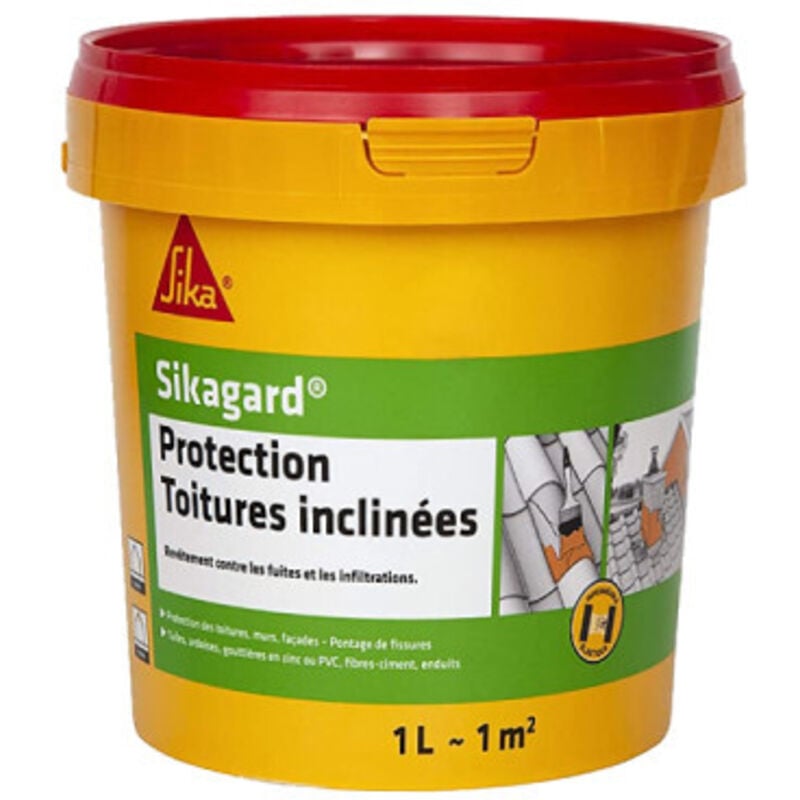 Sika - Peinture Imperméable anti-fuites Toitures inclinées 1L Couleur: Sable