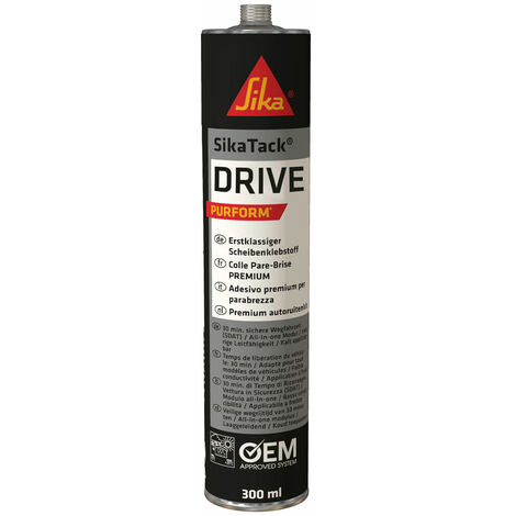 SikaTack Drive Purform 300ml schwarz Scheibenklebstoff