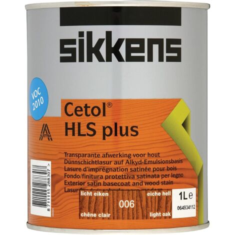 Sikkens  Cetol HLS Plus Translucent Woodstain Light Oak 1 litre