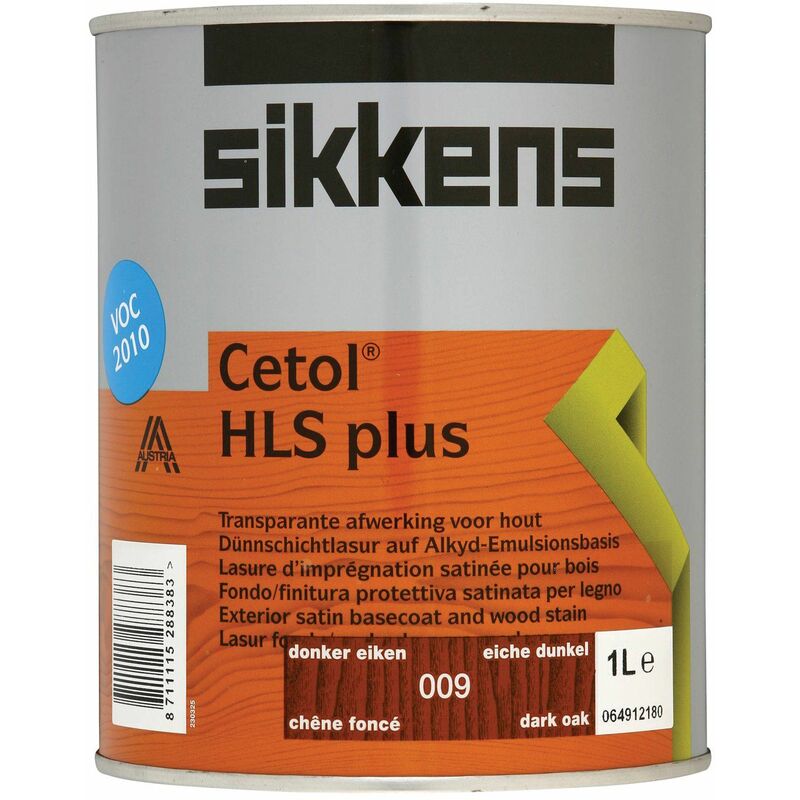 TBC - Cetol hls Plus Translucent Woodstain Dark Oak 1 litre SIKCHLSPDO1L