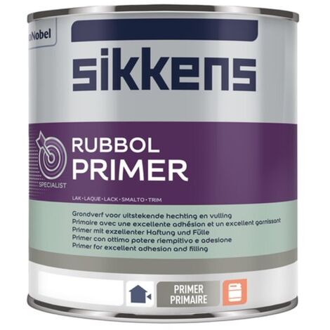 Sikkens Rubbol Primer Plus Paint - 5 Litre - White