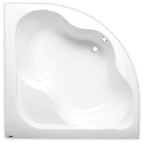 Siko Laguna Syntia Plus Vasca da bagno ad angolo, 150x150 cm, acrilico, destra e sinistra, bianco (SY1500PLUS)
