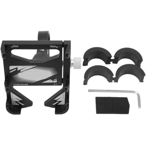 SIKW Q7 Fahrrad-Handyhalterung, Metallhalterung für Fahrrad- oder Motorradlenker, robustes Fahrradzubehör.