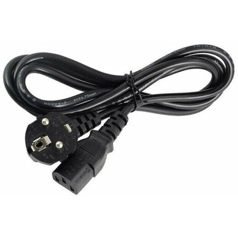 Silamp – Câble d'alimentation 3 têtes femelles 220V 1m – Conductivité fiable – Certification CE & RoHS – Pour plusieurs appareils électriques
