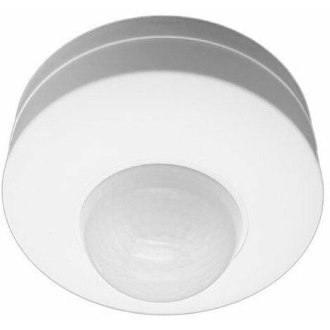 Silamp – Détecteur de mouvement infrarouge 360° en saillie – Portée 16m – Angle de détection 360° – Installation facile pour sécurité intérieure