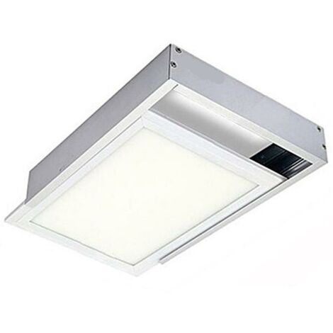 Silamp – Kit en saillie aluminium pour panneau LED 60x30 slim – Installation facile au plafond ou mur – Compatible avec panneaux LED 60x30