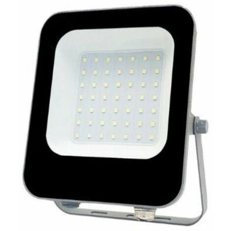 Silamp – Projecteur extérieur LED 30W IP65 noir – Blanc chaud 2300K – 2700 lumens – Résistant à l'eau et à la poussière – Installation facile