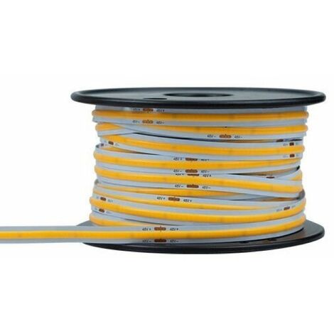 Silamp – Ruban LED COB 20M 48V IP20 504LED/m – Blanc neutre 4000K – Flux lumineux 12600 lm – Sécable tous les 5 cm