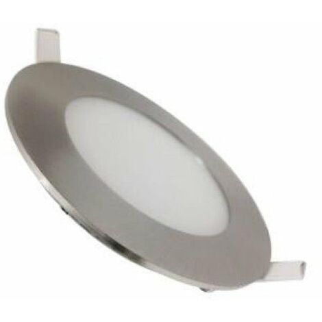 Silamp – Spot encastrable rond 3W ALU – Blanc froid 6000K – Éclairage homogène 270 lumens – Pour faux plafond IP44