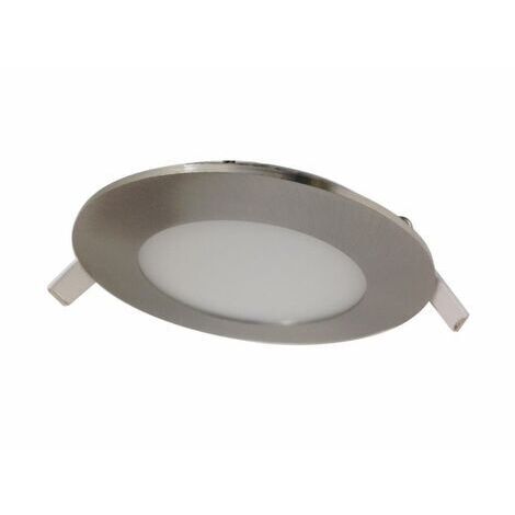 Silamp – Spot LED encastrable rond 6W – Aluminium – Blanc chaud 2300K – 540 lumens – Angle 120° – IP44 pour intérieur