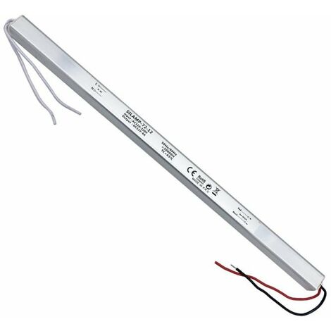 Silamp – Transformateur 220V 12V 72W DC 6A IP44 – Protection courts-circuits et surchauffe – Pour installations 12V intérieur et extérieur