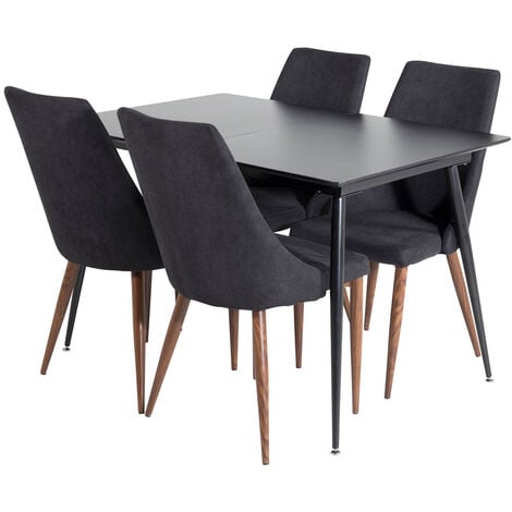 Ensemble table extensible Tween et 4 chaises Tiga