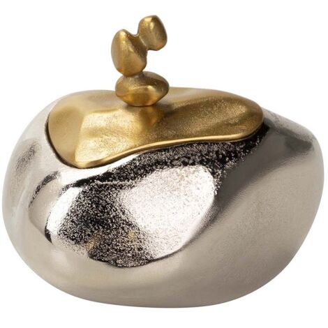Silber/Gold Aluminium Bonbonbox 19X15X17 Cm